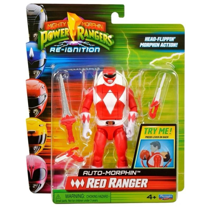 Mighty Morphin Power Rangers Re-Ignition assorted figure characters. One supplied