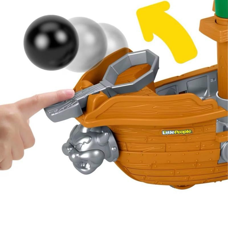 Fisher-Price Little People My Mario Bowser's Airship & Figure Playset.