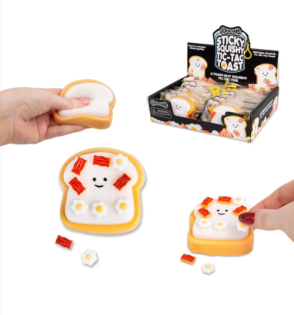 Scrunchems Sticky Squishy Tic Tac Toast