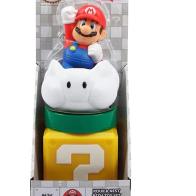My Mario Pour & Nest Bath Toy Set