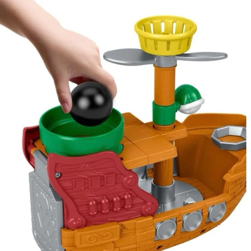 Fisher-Price Little People My Mario Bowser's Airship & Figure Playset.