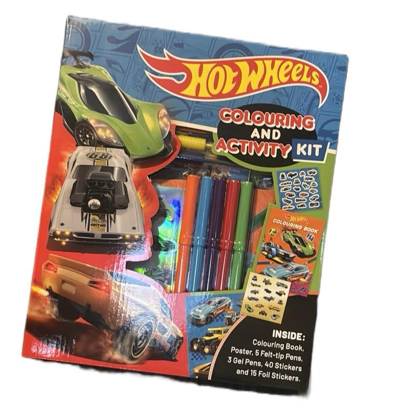 Hot Wheels Colouring & Activity Kit
