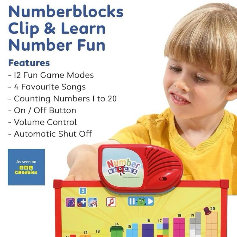 Numberblocks Clip and Learn Number Fun