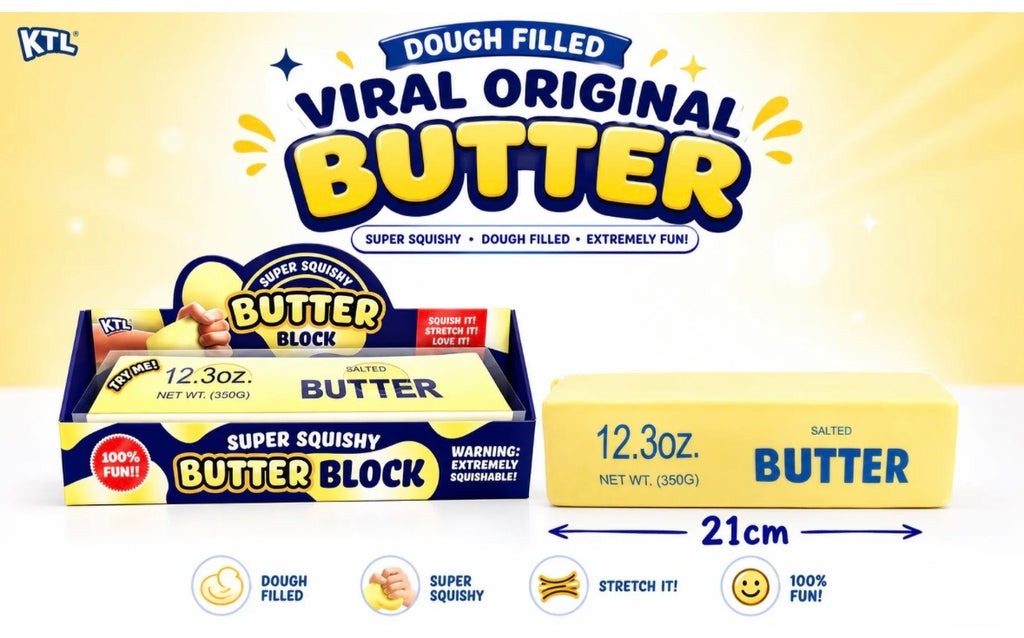 KTL Giant Jumbo Butter Squishy Dough Filled