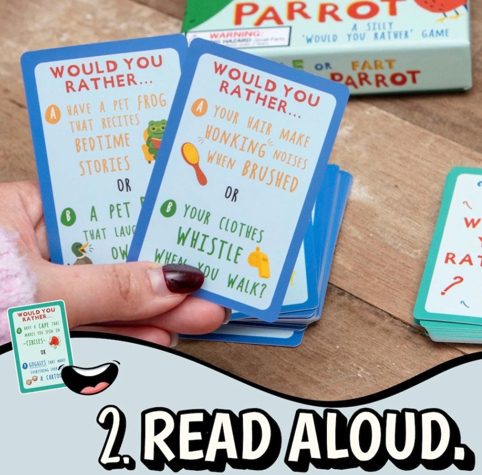 Pickle Toes or Fart Parrot - Would You Rather Game