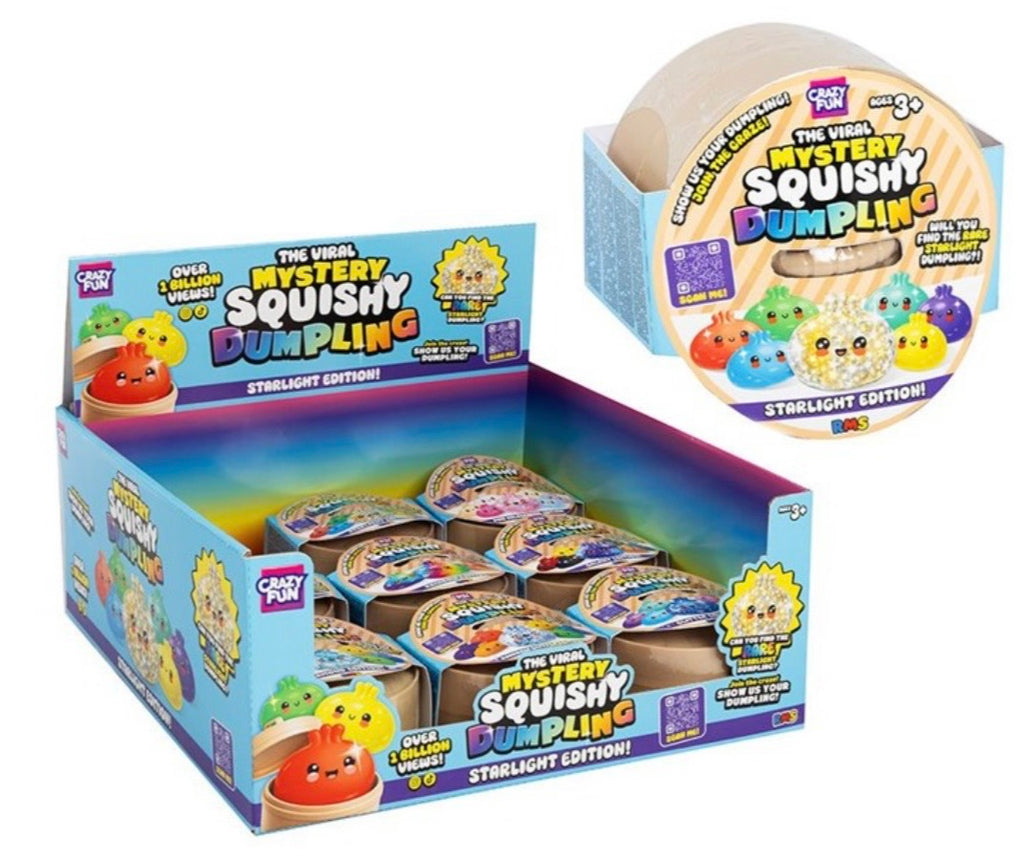 RMS Crazy Fun Original Glitter Mystery Squishy Dumpling (Styles Vary)