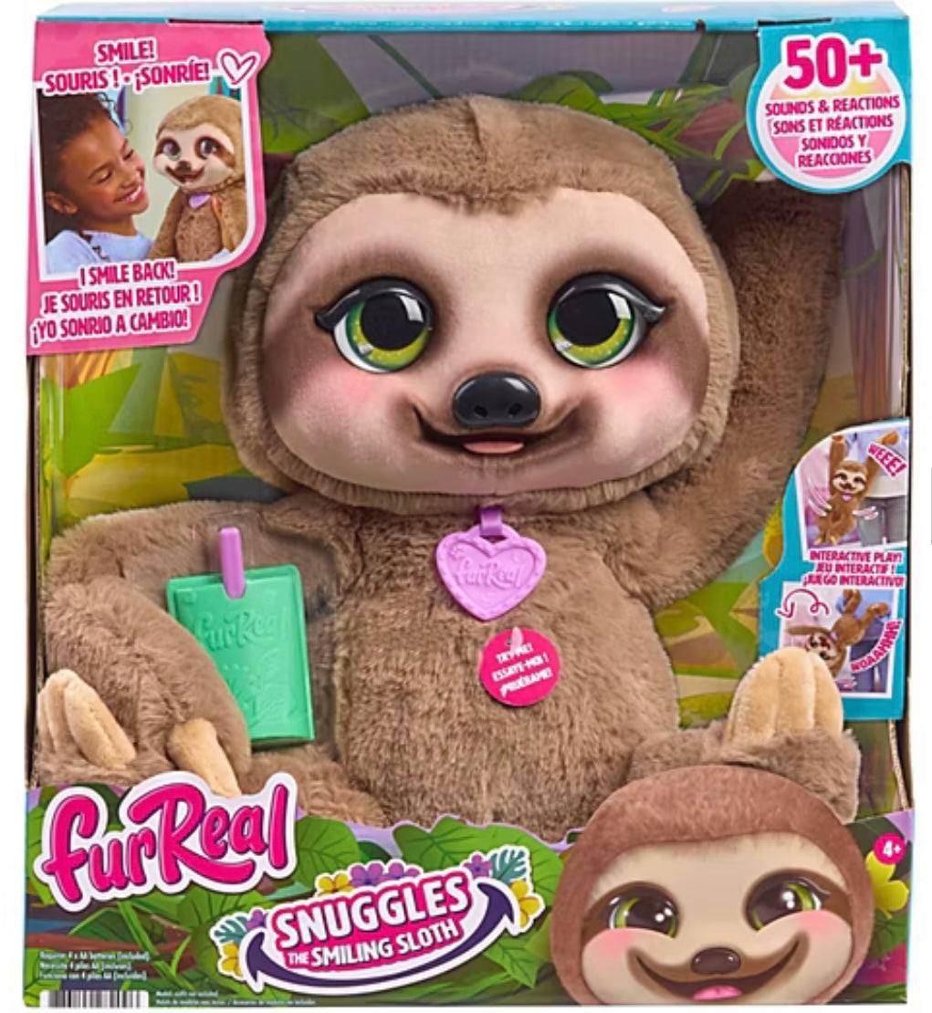 Snuggles The Smiling Sloth Fur Real