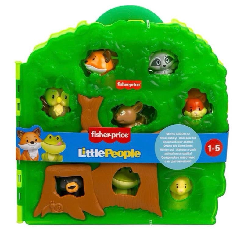 Fisher-Price Little People Toy Forest Friends Carry Case Playset with Animal Figures
