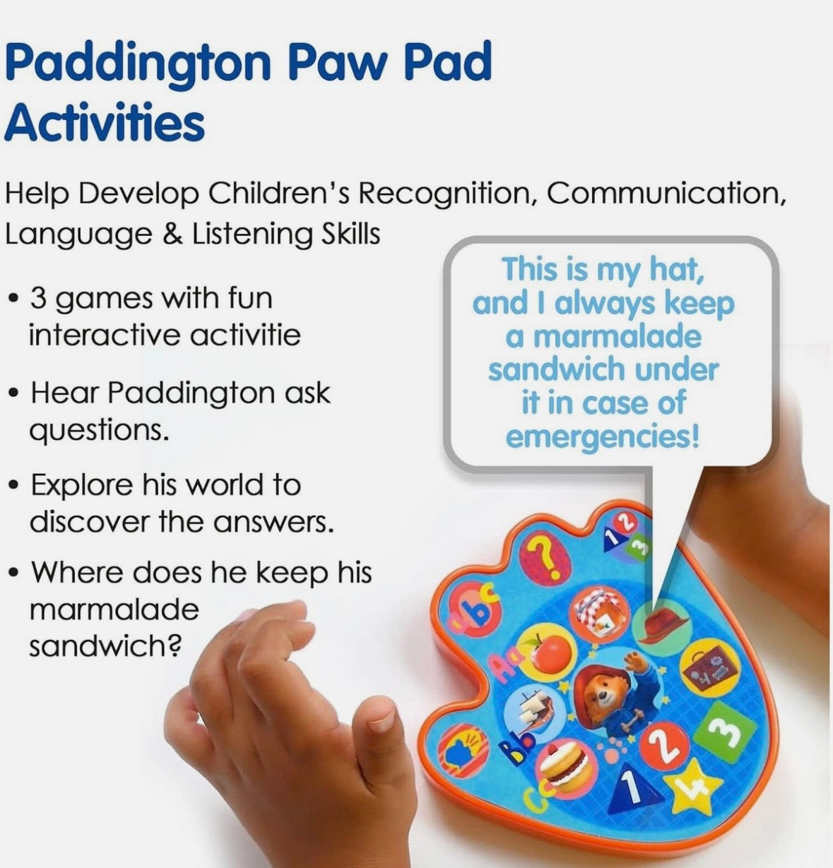 Paddington Bear Paw Pad