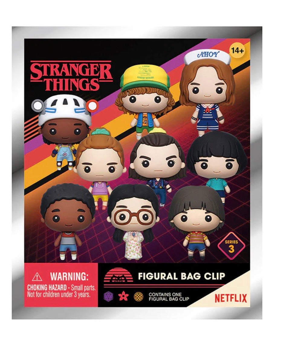 Stranger Things Series 3 Bag Clips