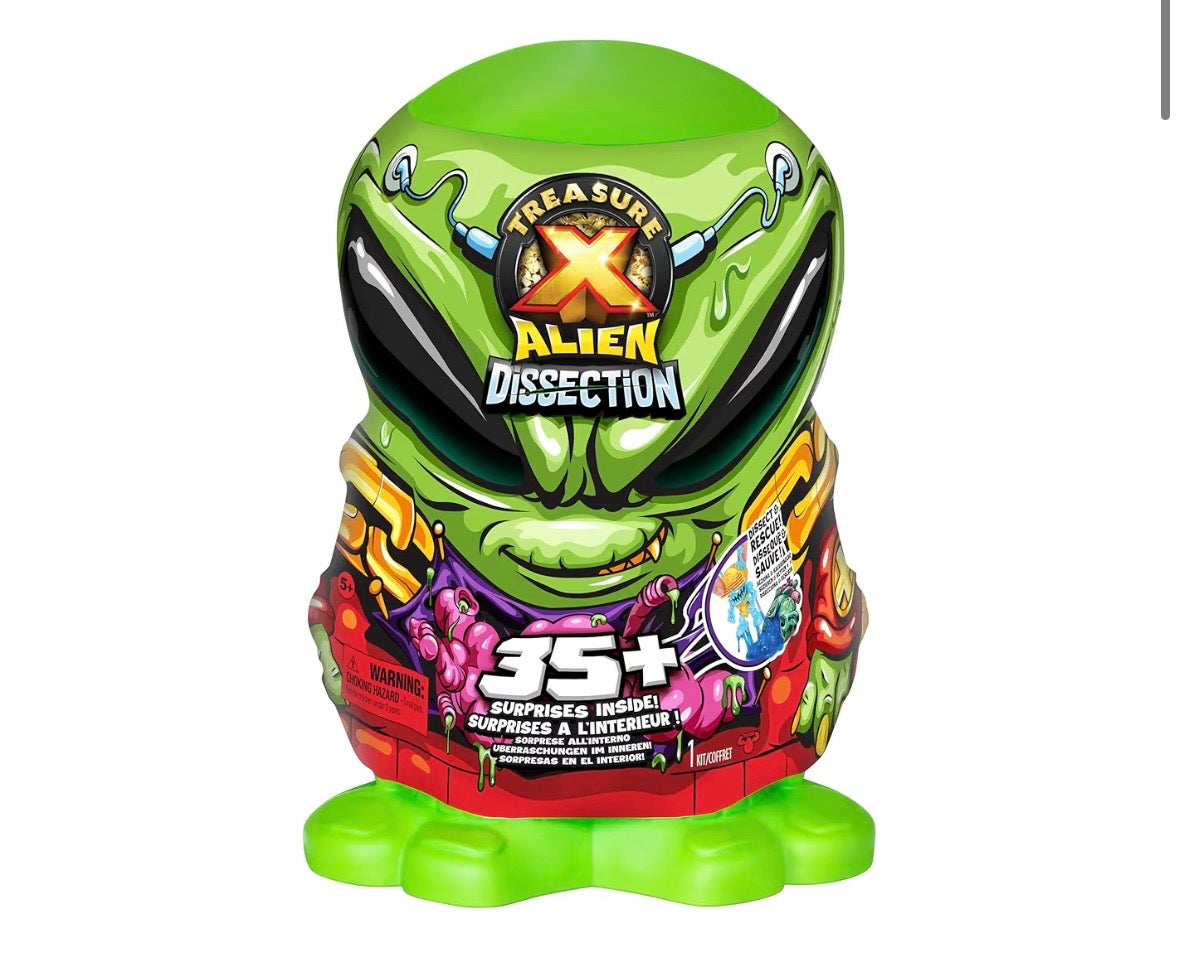 Treasure X Mega Alien Dissection, 35 Plus Surprises Inside