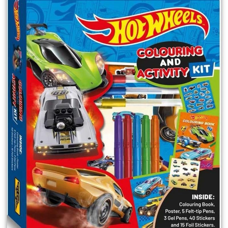 Hot Wheels Colouring & Activity Kit