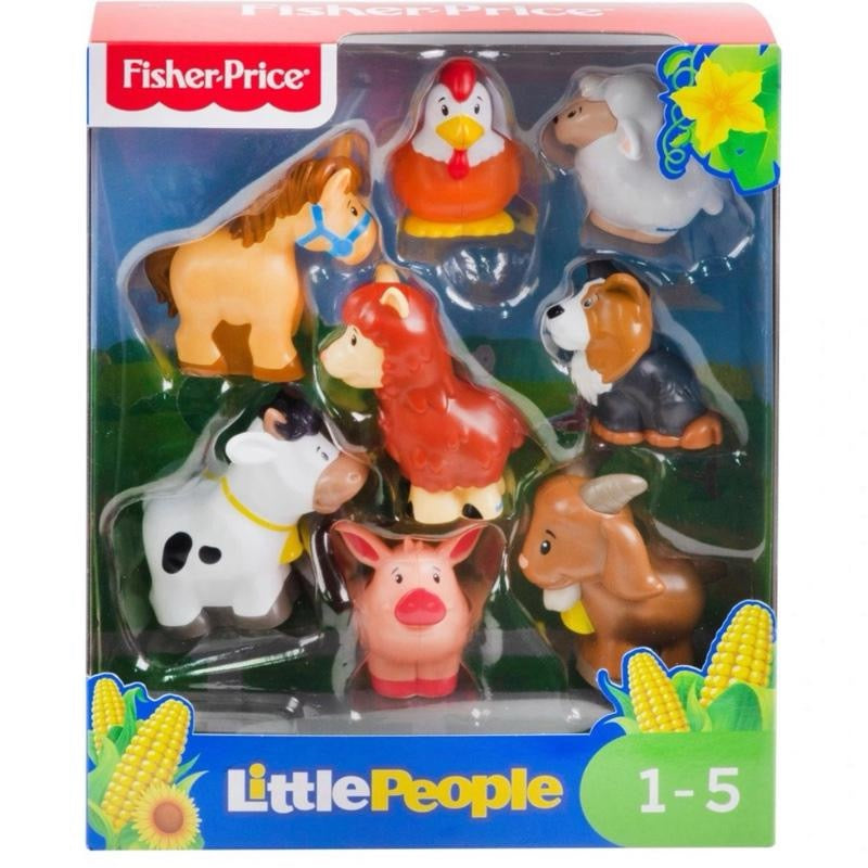 Fisher-Price Little People Farm Animal Figures 8 Pack.