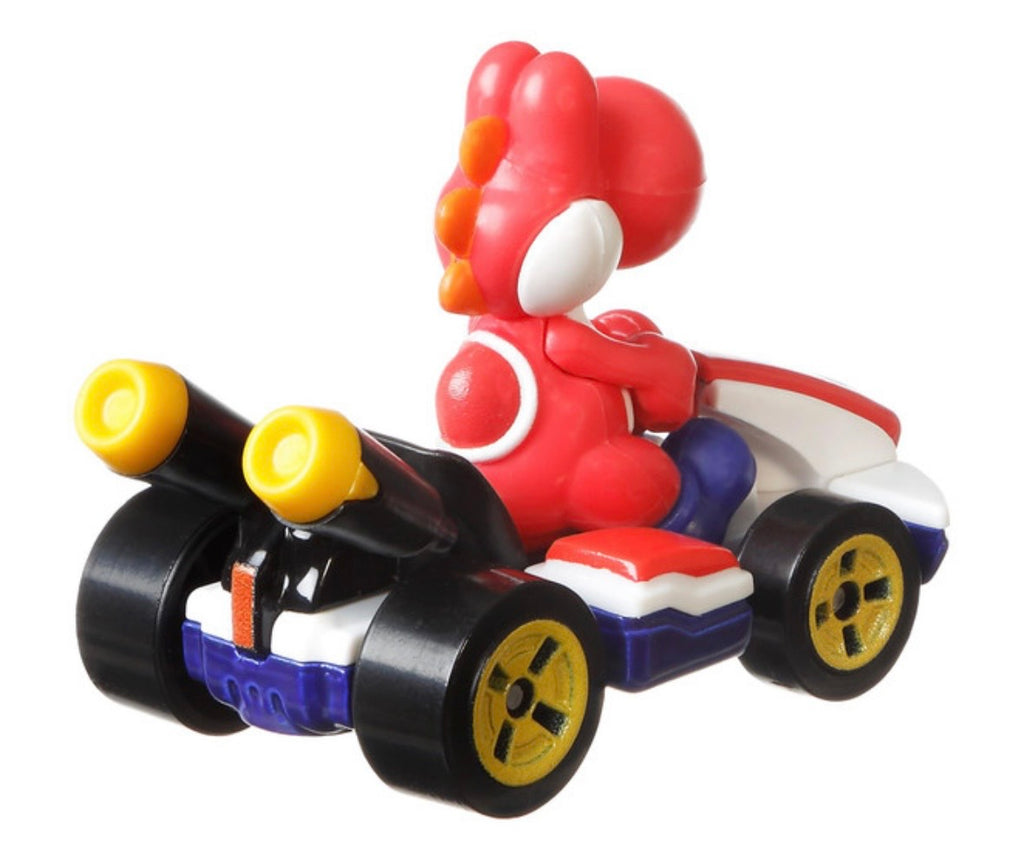 Hot Wheels Mario Kart RED YOSHI (Standard Kart) 1:64 Die-Cast Car