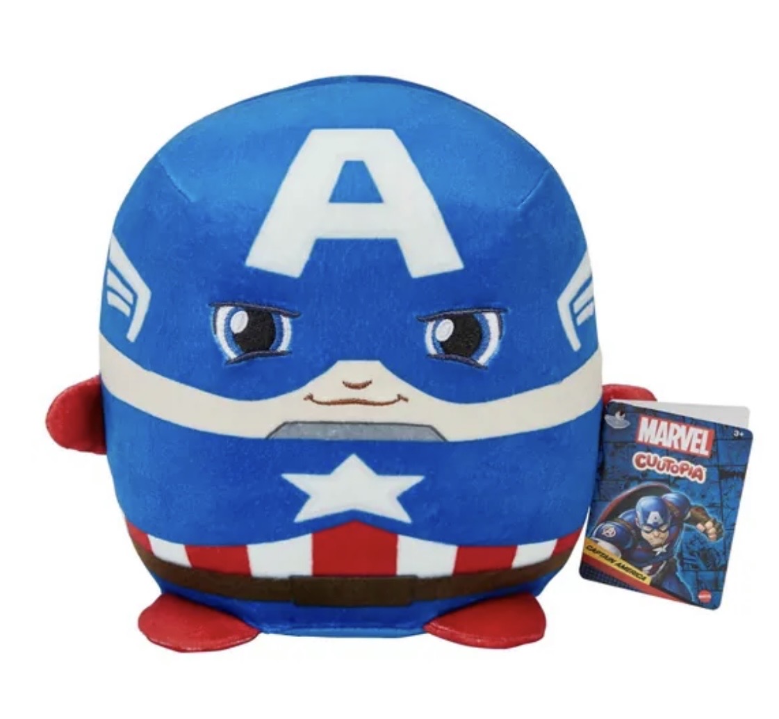 Marvel Cuutopia Plush Soft Toy. One Supplied
