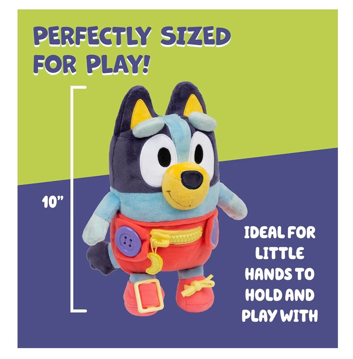 Bluey S13 Dress & Play Baby Bluey 10" Plush Toy