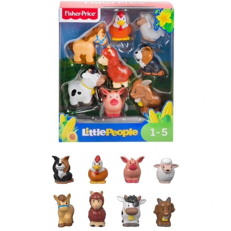 Fisher-Price Little People Farm Animal Figures 8 Pack.