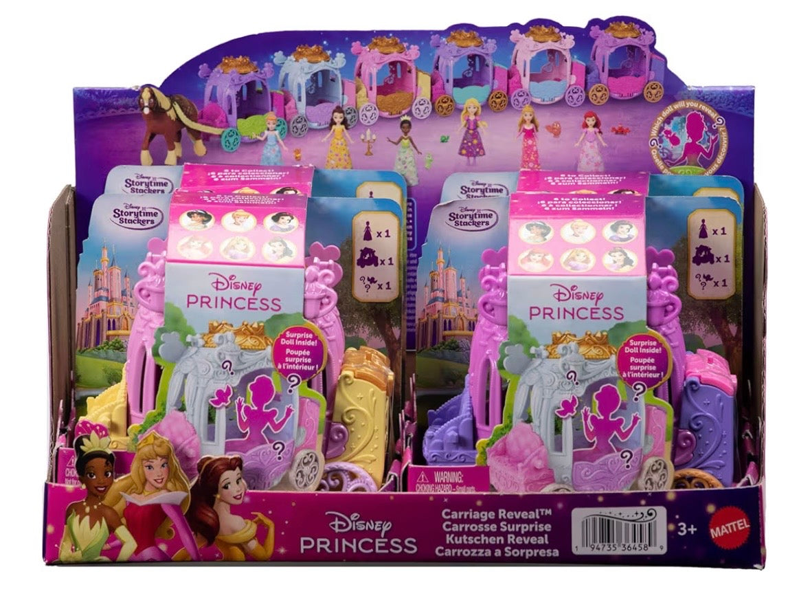 Disney Princess Carriage Reveal Playset Storytime Stackers (Styles Vary)