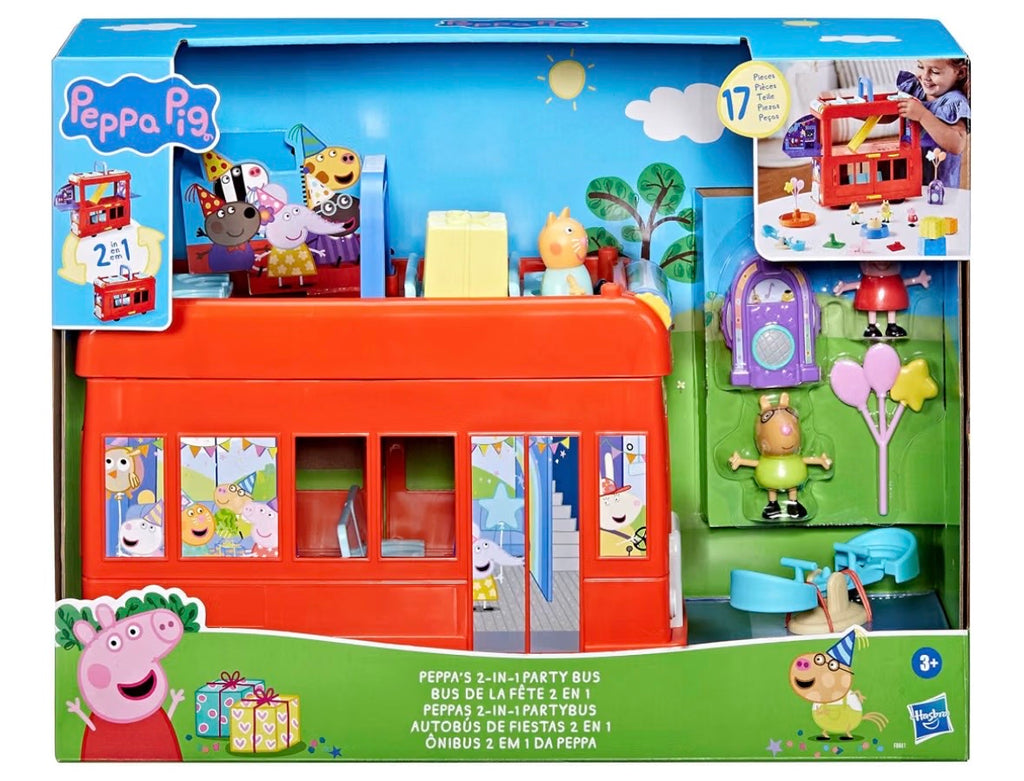 Peppa Pig Peppas 2 in 1 Party Bus