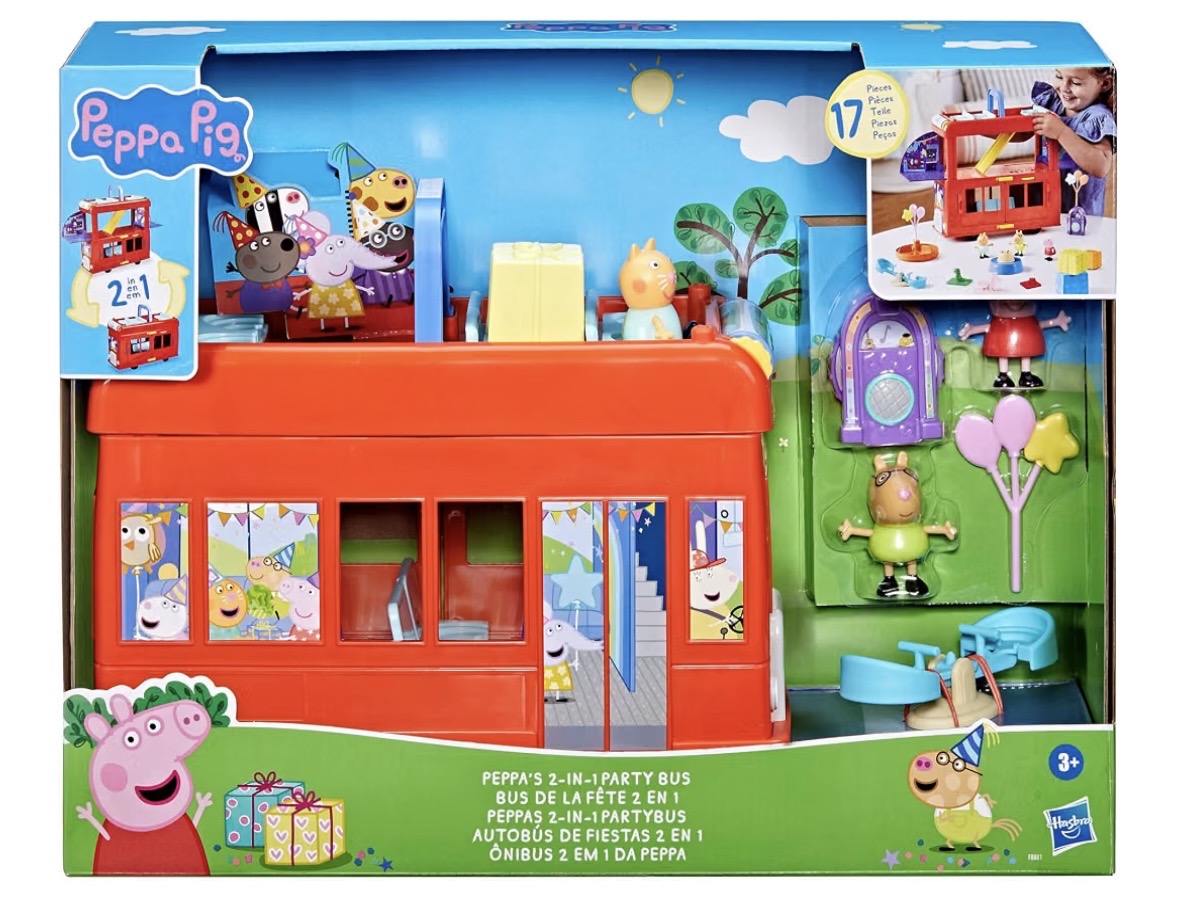 Peppa Pig Peppas 2 in 1 Party Bus