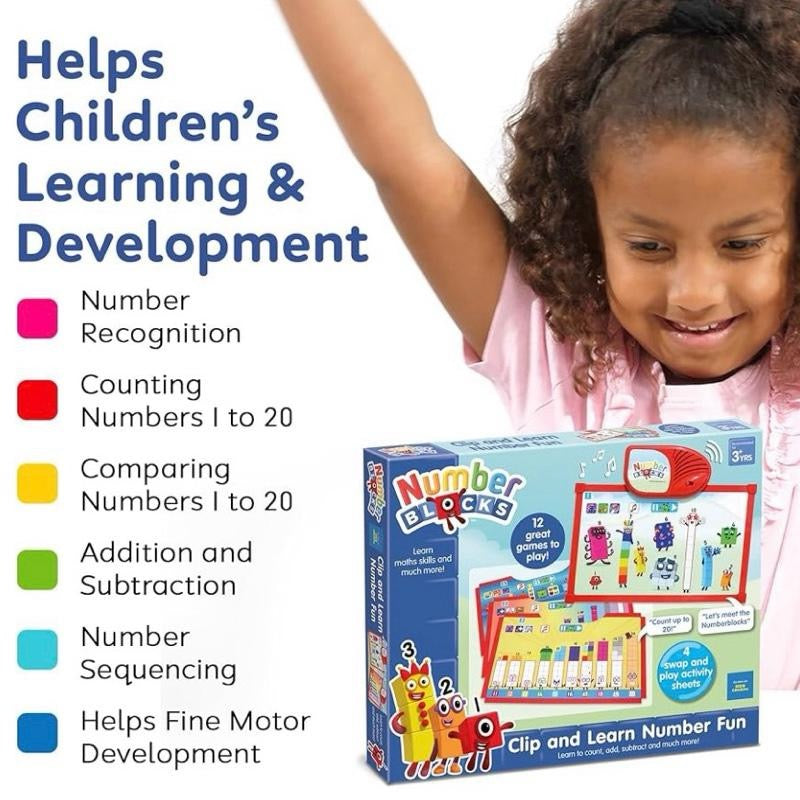 Numberblocks Clip and Learn Number Fun