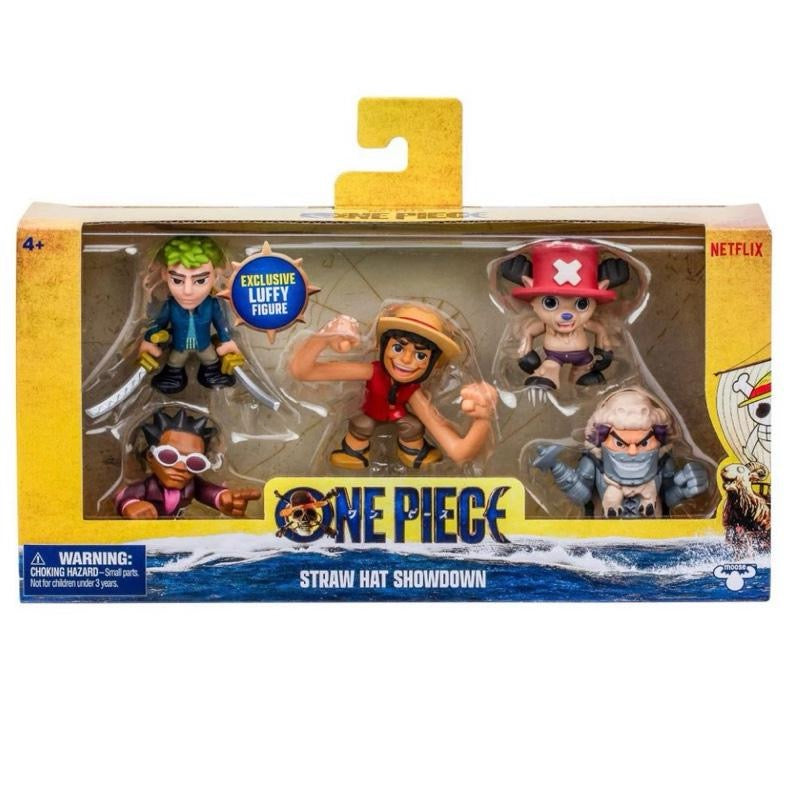 One Piece Straw Hat Showdown Exclusive Luffy Figure 5-Pack Action Figures