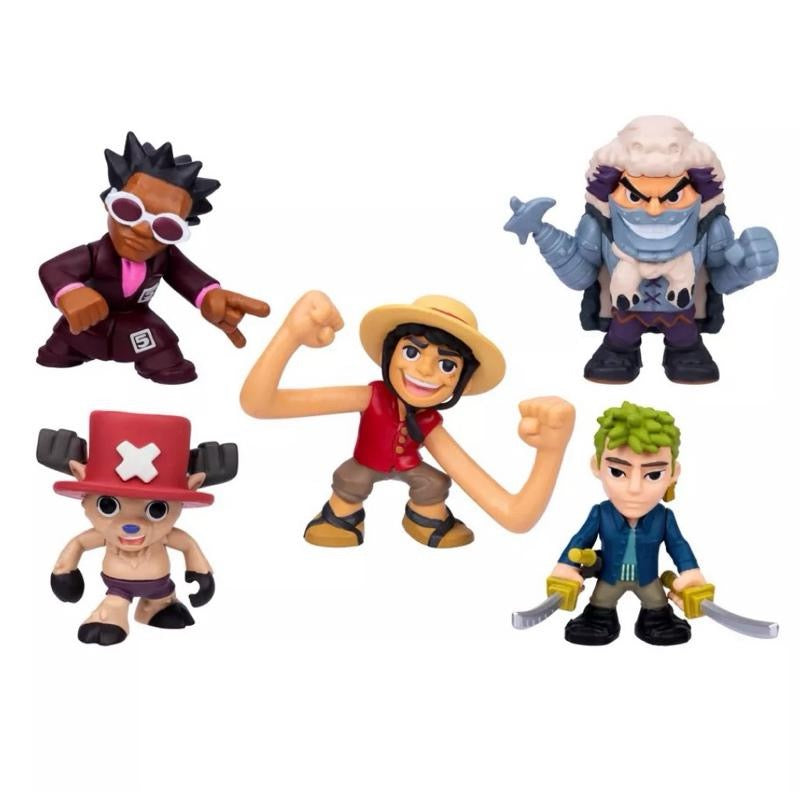One Piece Straw Hat Showdown Exclusive Luffy Figure 5-Pack Action Figures