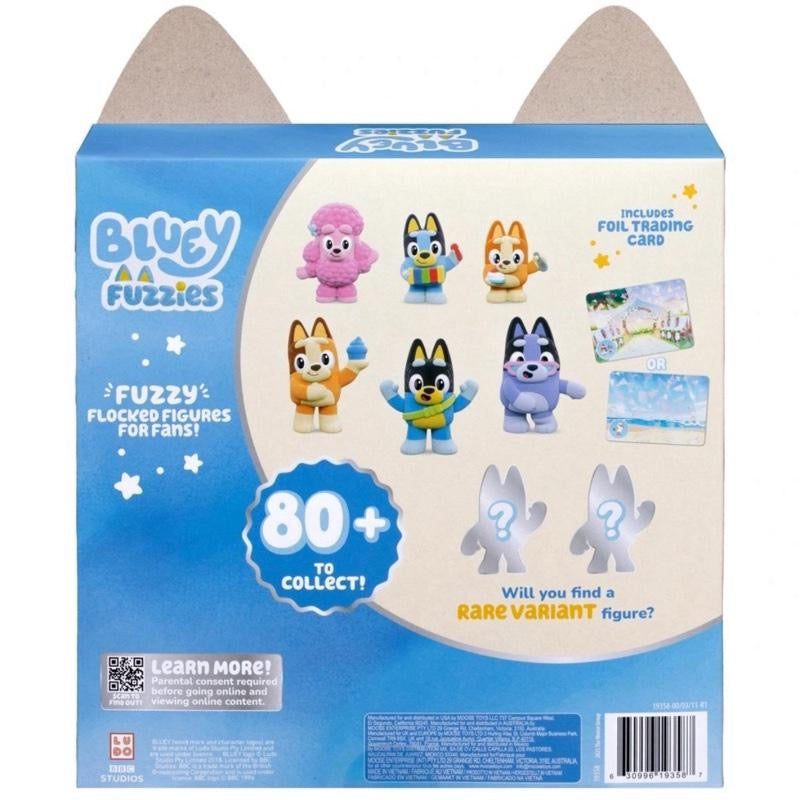 Bluey Fuzzies Deluxe Figure Pack Includes 8 Characters