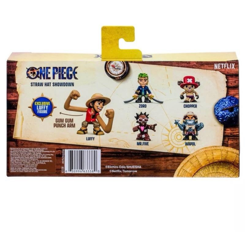 One Piece Straw Hat Showdown Exclusive Luffy Figure 5-Pack Action Figures