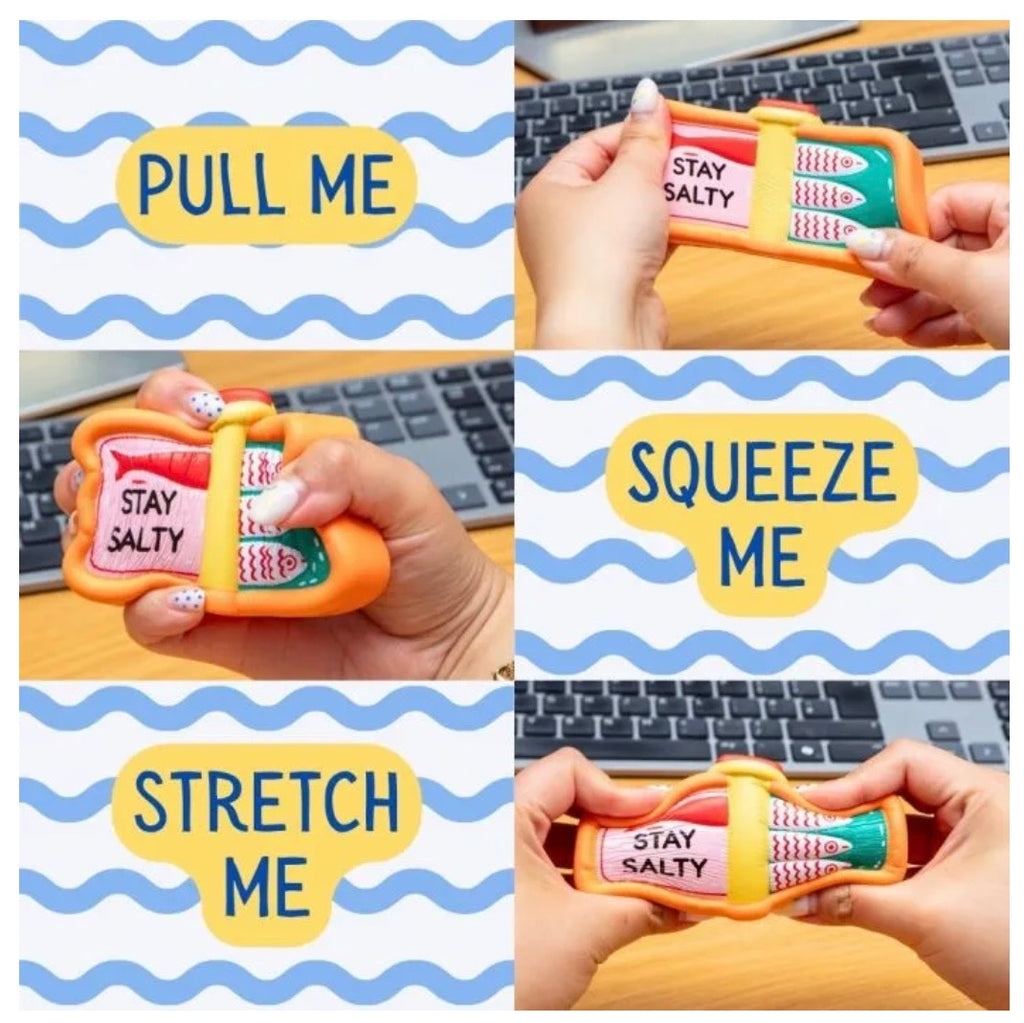Stay Salty Sardine Tin Stress Toy