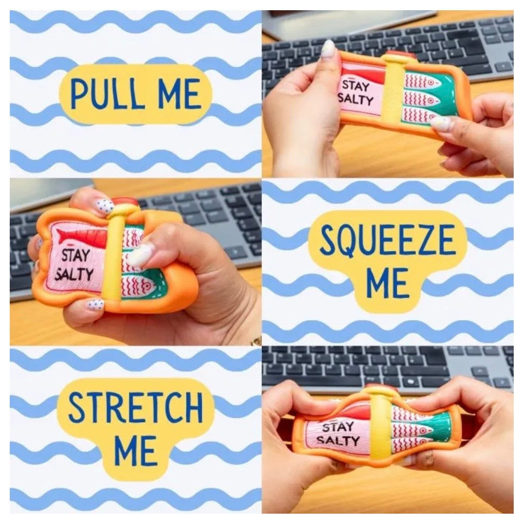 Stay Salty Sardine Tin Stress Toy