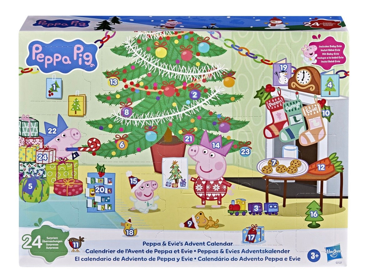 Peppa and Evie's Advent Calendar
