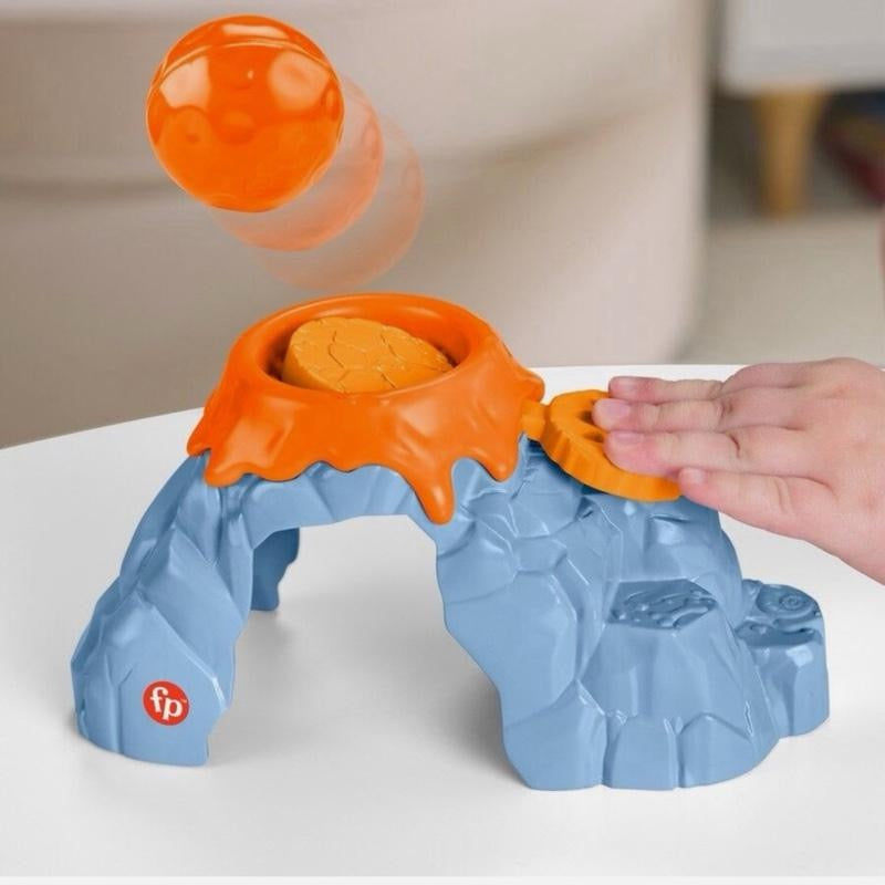 Fisher-Price Little People Spin & Play Dinosaur Playground Toddler Playset