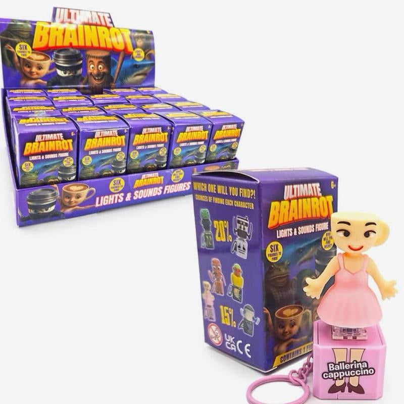 Ultimate Brainrot Lights and Sounds Figures Blind Assortment. One Supplied