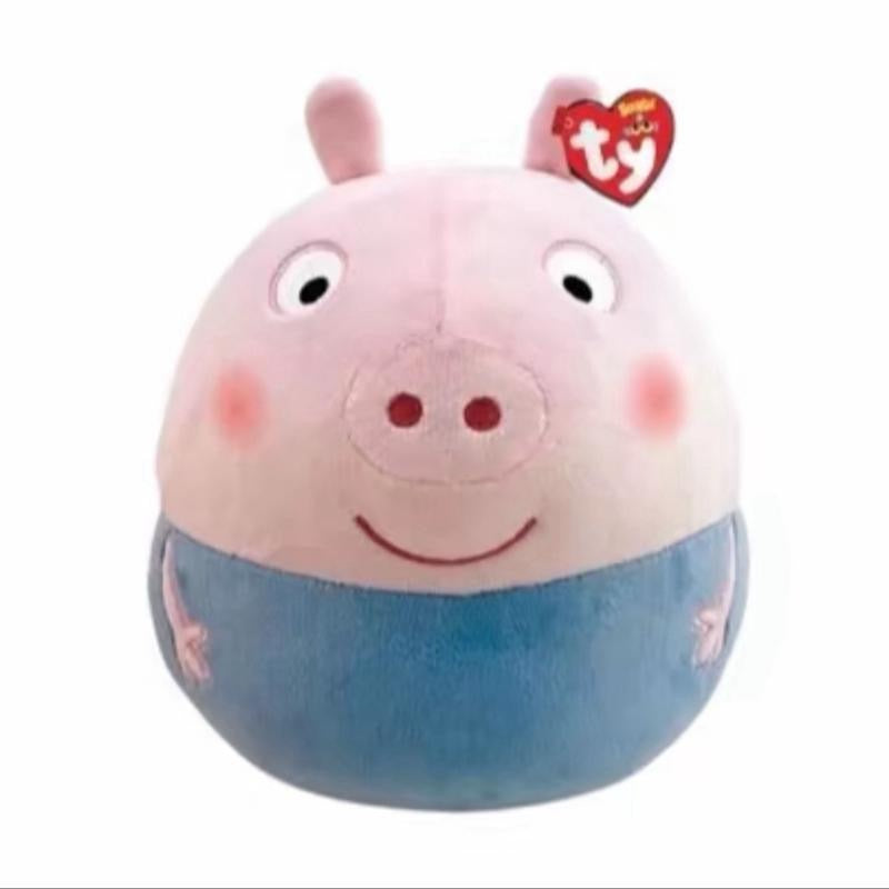 TY Peppa Pig & George Pig Squishy Beanies 10” plush toys. Each sold separately