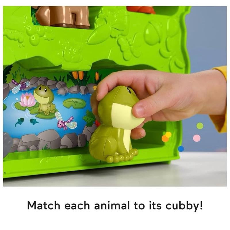 Fisher-Price Little People Toy Forest Friends Carry Case Playset with Animal Figures