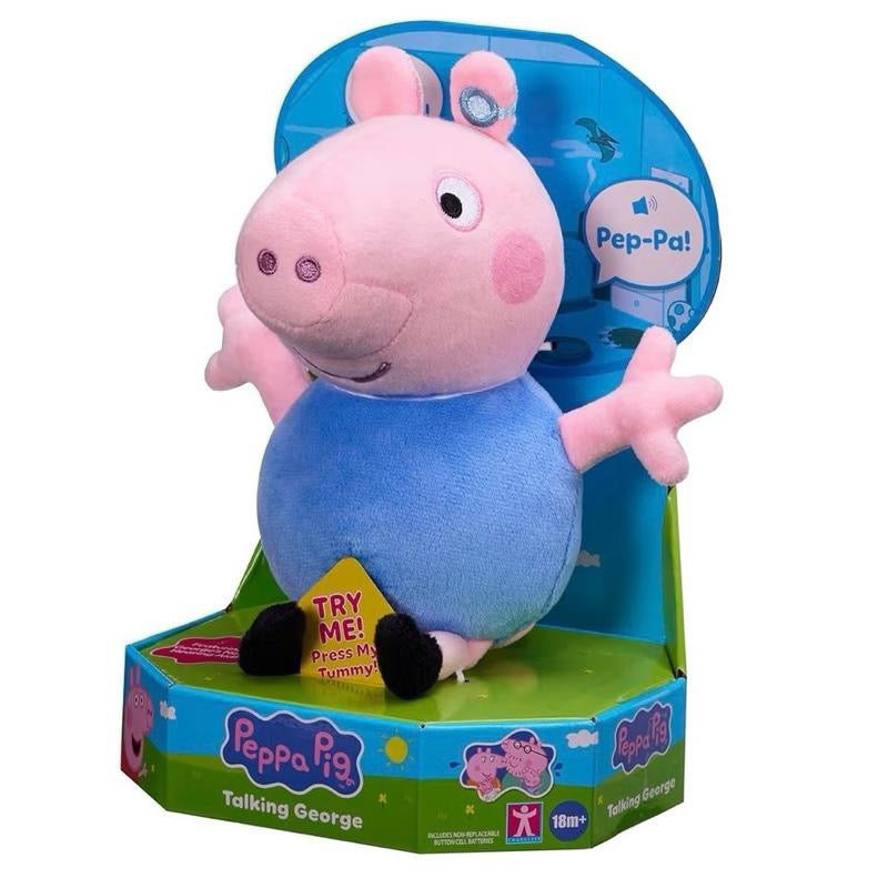 Peppa Pig Talking George Soft Toy