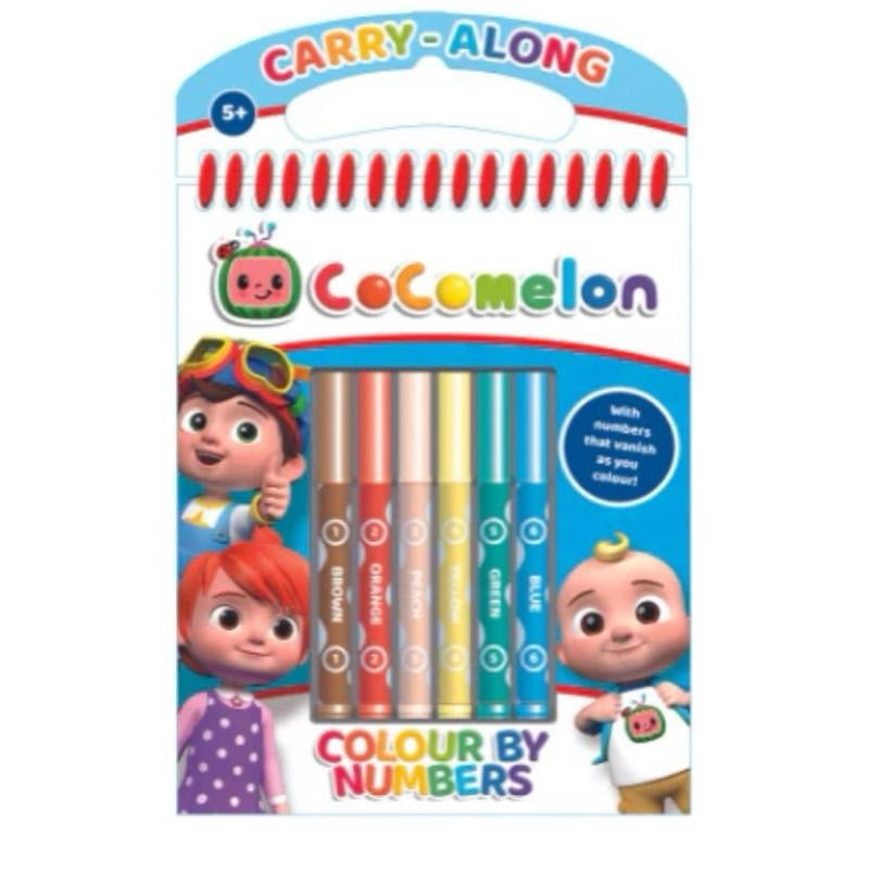Cocomelon Carry Along Colour by Numbers Set