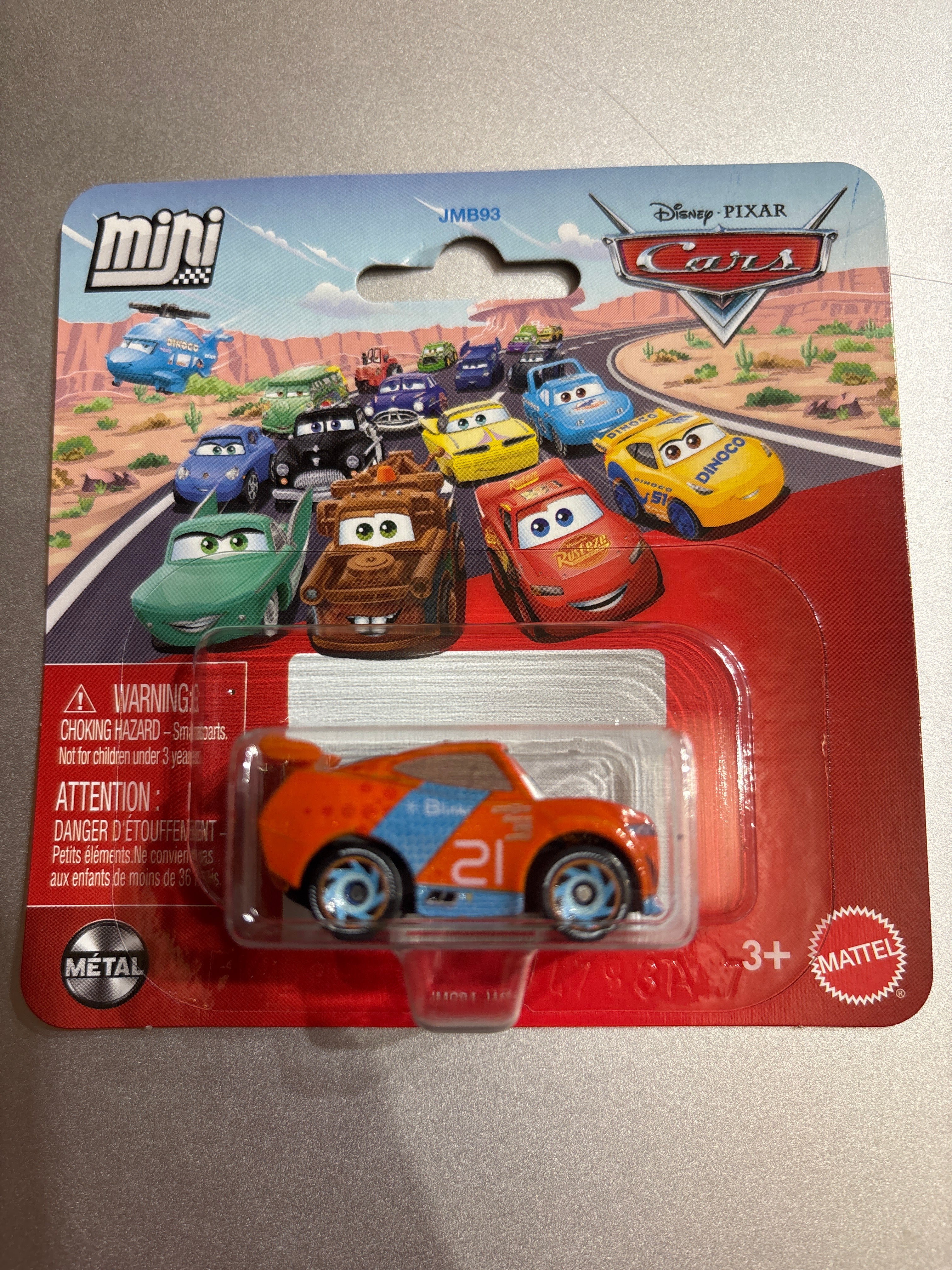 Disney Pixar Cars Mini Racer Blister Pack - RYAN ‘INSIDE’ LANEY