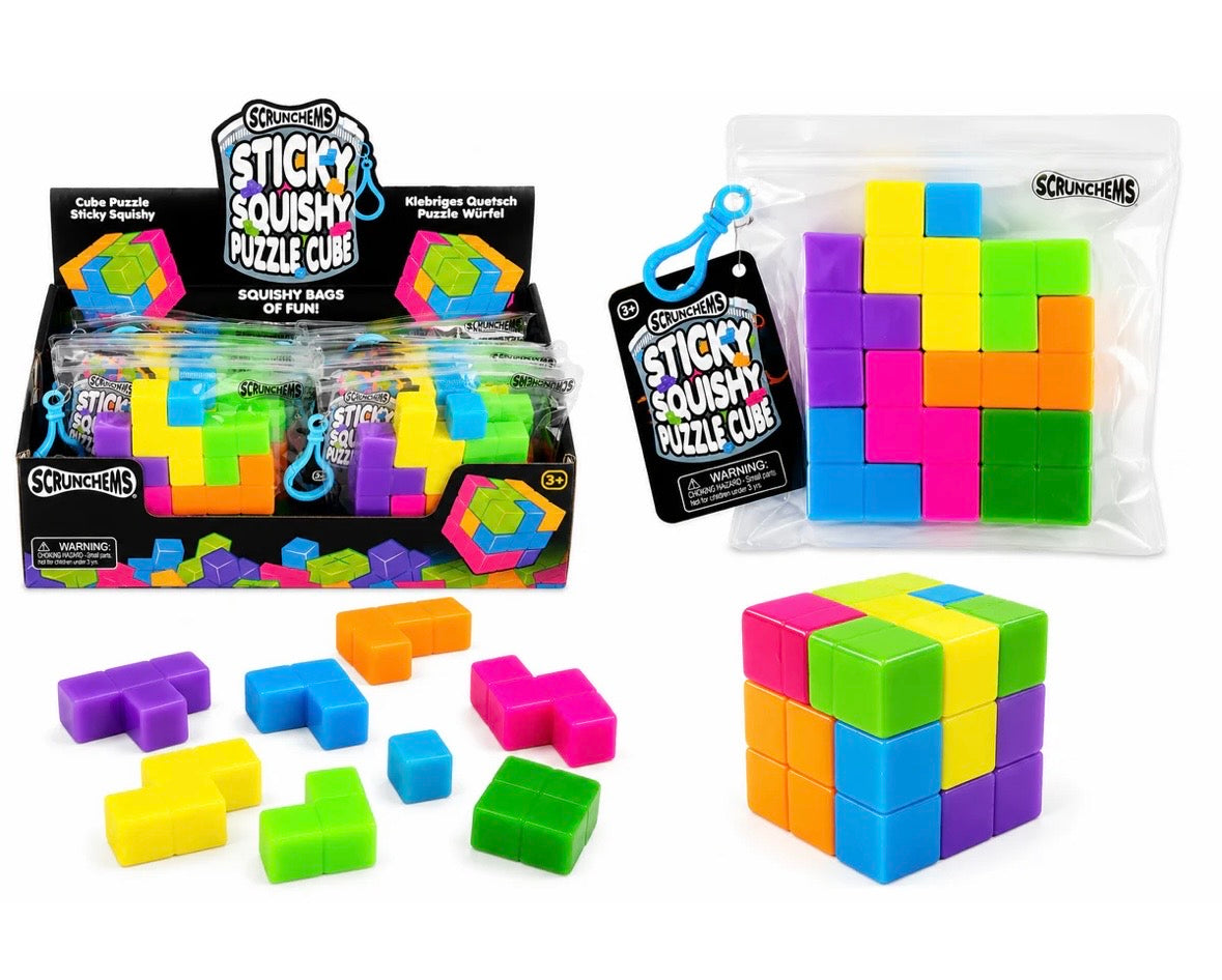 Scrunchems Sticky Squishy Puzzle Cube