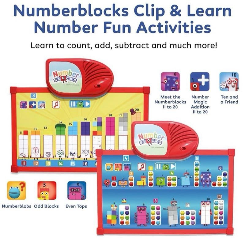 Numberblocks Clip and Learn Number Fun