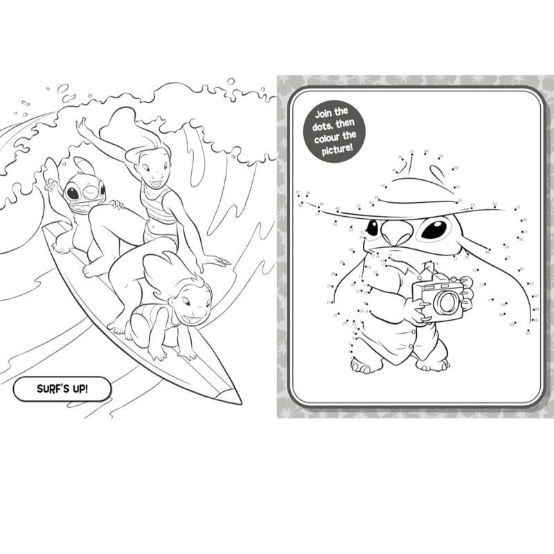 Stitch: 5 in 1 Colouring Book