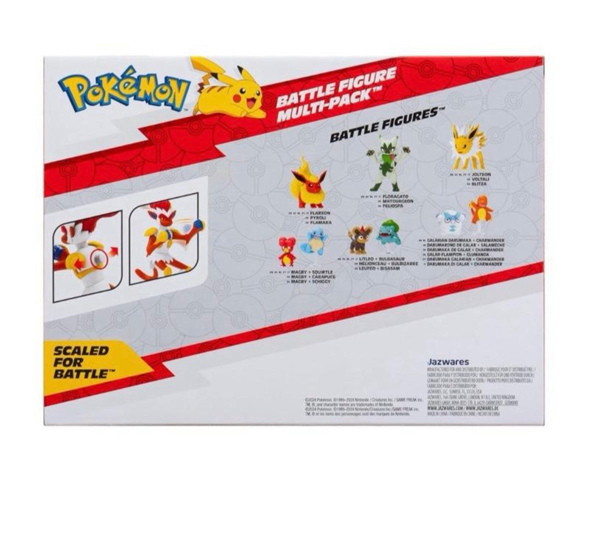 Pokémon Fighting-type 3-figure Multipack Battle Ready Deluxe Action Figures Set