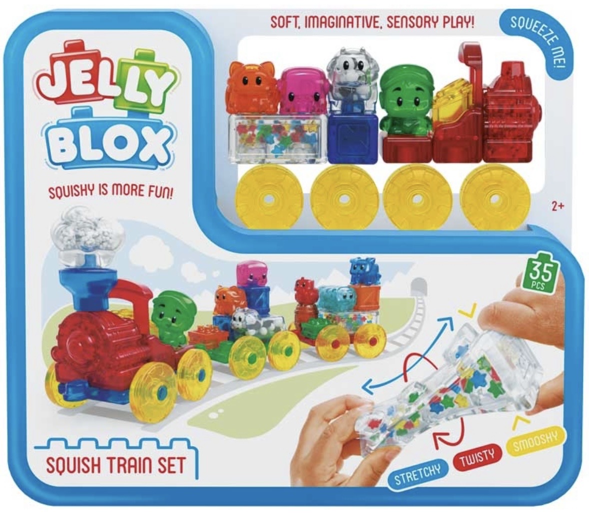 Jelly Blox Squish Train Set