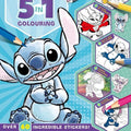 Stitch: 5 in 1 Colouring Book