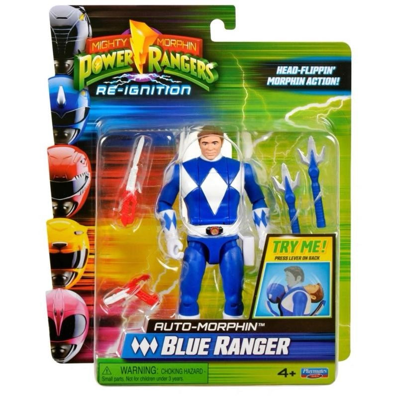 Mighty Morphin Power Rangers Re-Ignition assorted figure characters. One supplied