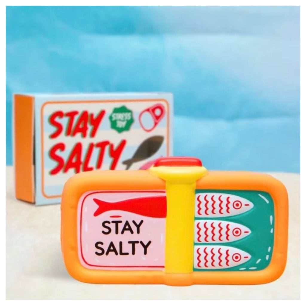 Stay Salty Sardine Tin Stress Toy