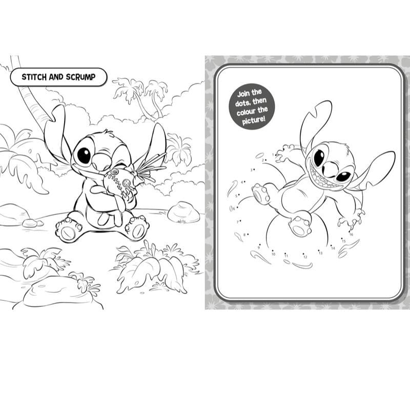 Stitch: 5 in 1 Colouring Book
