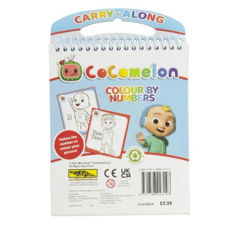 Cocomelon Carry Along Colour by Numbers Set