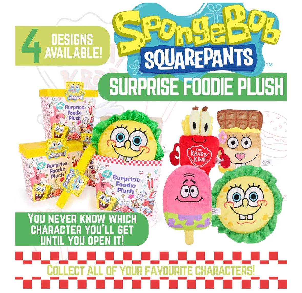 SpongeBob SquarePants - Surprise Food Plush